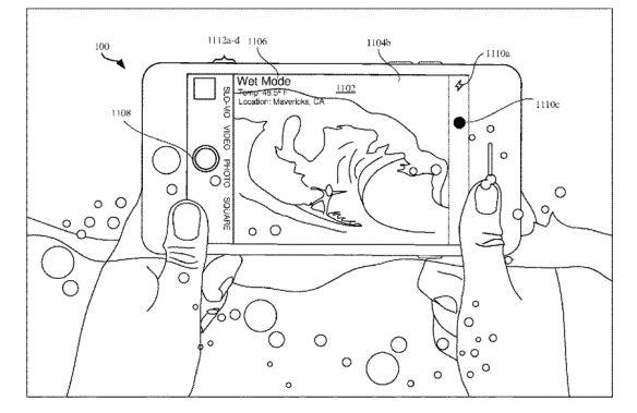 苹果一新专利曝光：屏幕潮湿有水也能正常打字交互！
