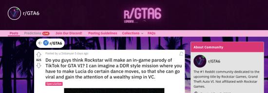 《GTA6》中出现“抖音” 引热议：玩家表示非常合理！
